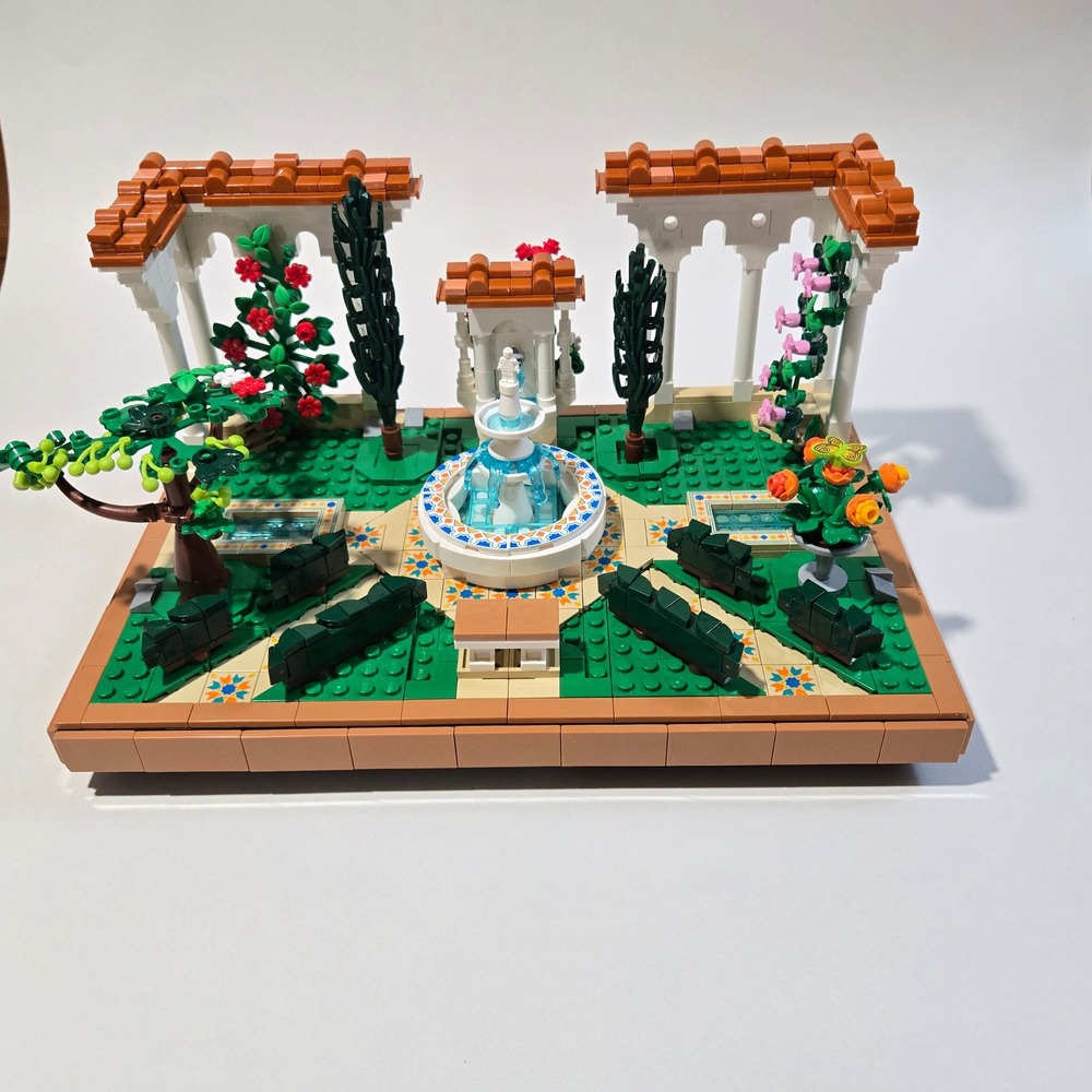 LEGO Icons Fountain Garden 10359 from the Gardens of the World collection.